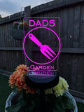 Dads Garden Solar Lights | Personalised Garden Gift