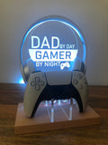 Dad By Day - Headset And Controller Stand - Personalised Gift Studio