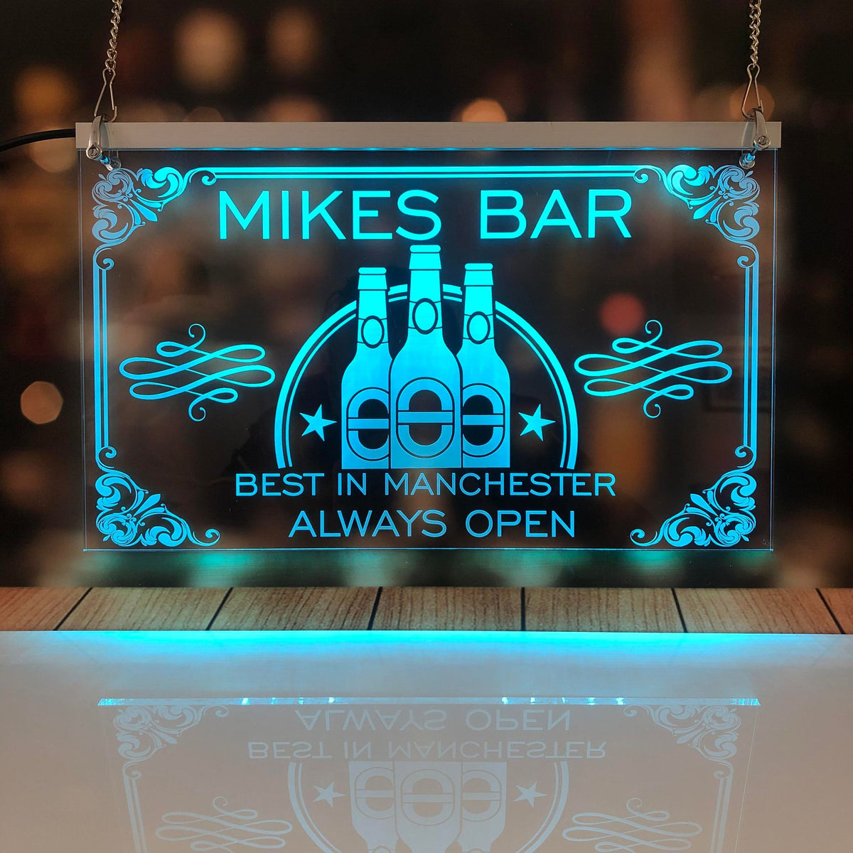 Personalised Bar Sign Unlimited Colours Music Mode – Personalised Gift  Studio