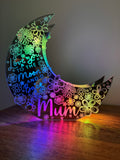 Blooming Crescent Flower Moon Lamp - A Perfect Mother's Day Gift