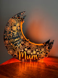 Blooming Crescent Flower Moon Lamp - A Perfect Mother's Day Gift