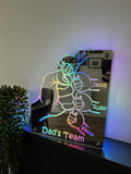 Gift For Dad - Personalised Fist Bump Light - Personalised Gift Studio