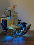 Celestial Dad Moon Light - Gift For Dad - Personalised Gift Studio