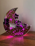 Celestial Sister Moon Light - Gift For Sister - Personalised Gift Studio