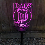 Dads BEER Garden Solar Lights