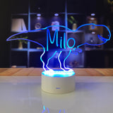 Dinosaur LED light | Dinosaur Light | Includes Remote - Personalised Gift Studio