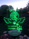 Dog Garden Memorial Light - Solar Power Light - Personalised Gift Studio