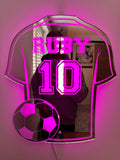 Football Shirt Mirror - Gift For Football Fans - Personalised Gift Studio