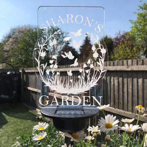 Garden Solar Lights - Personalised Gift Studio