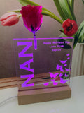 Light Up Flower Vase - Personalised Gift Studio