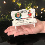 Miniature Memorial Bench - Robin Edition - Personalised Gift Studio