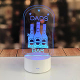 Personalised Bar Sign - Light Up Beer Bottles