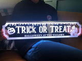 Trick or Treat - Personalised Halloween Sign - Personalised Gift Studio